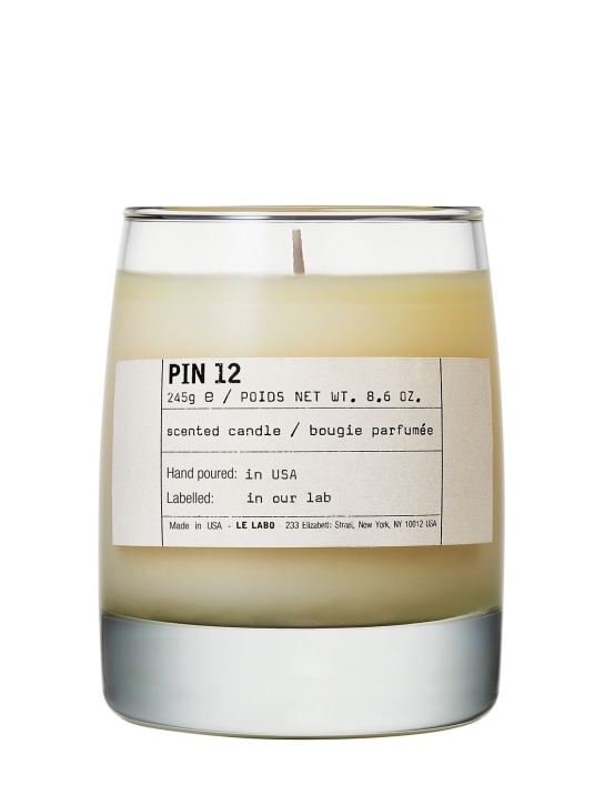 Le Labo: Candela Pin 12 Classic 245g - Trasparente - beauty-men_0 | Luisa Via Roma