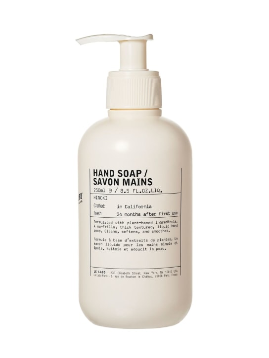 Le Labo: 250ml Hinoki Hand Soap - Transparent - beauty-women_0 | Luisa Via Roma