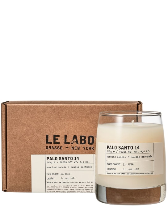 Le Labo: 245g klassische Kerze „Palo Santo 14“ - Durchsichtig - beauty-men_1 | Luisa Via Roma