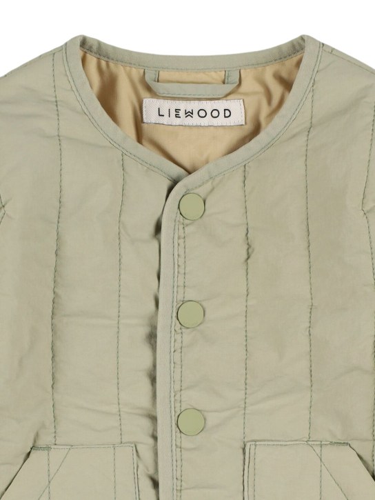 Liewood: Cotton jacket - Yeşil - kids-girls_1 | Luisa Via Roma