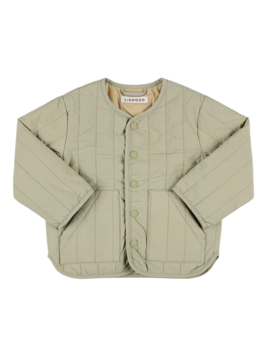 Liewood: Cotton jacket - Yeşil - kids-girls_0 | Luisa Via Roma