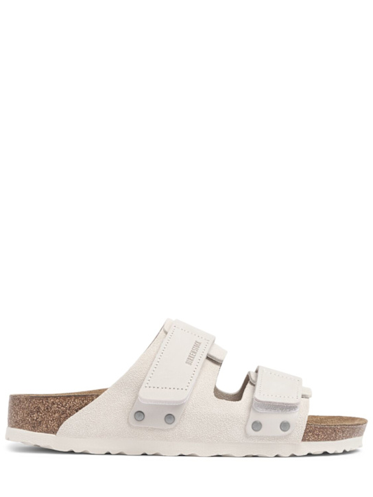 BIRKENSTOCK: Uji suede sandals - women_0 | Luisa Via Roma