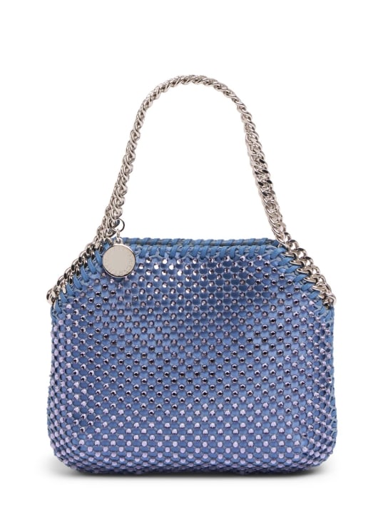 Stella McCartney: Mini embellished crossbody bag - Lavender - women_0 | Luisa Via Roma