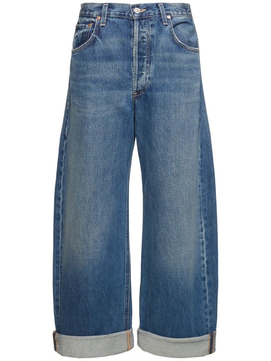 CITIZENS OF HUMANITY: Ayla mid rise baggy jeans - Blue - women_0 | Luisa Via Roma