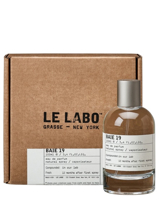Le Labo: Eau de parfum Baie 19 100ml - Trasparente - beauty-men_1 | Luisa Via Roma