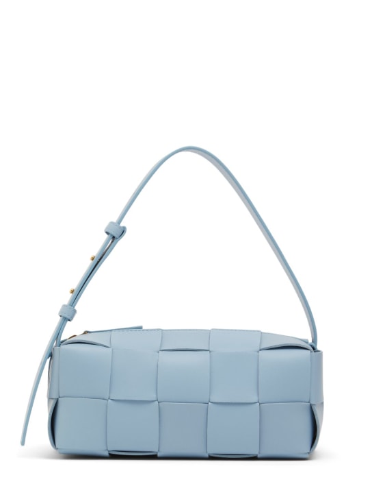 Bottega Veneta: Small Brick Cassette leather bag - Buz - women_0 | Luisa Via Roma