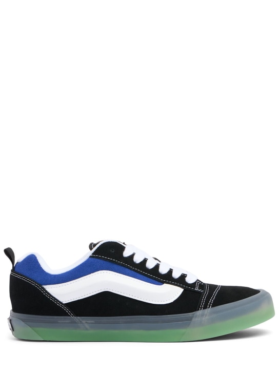 Vans: Sneakers Knu Skool - Noir/Bleu - men_0 | Luisa Via Roma