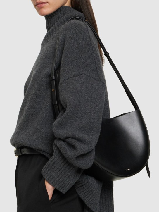 Soeur: Winona leather shoulder bag - Noir - women_1 | Luisa Via Roma