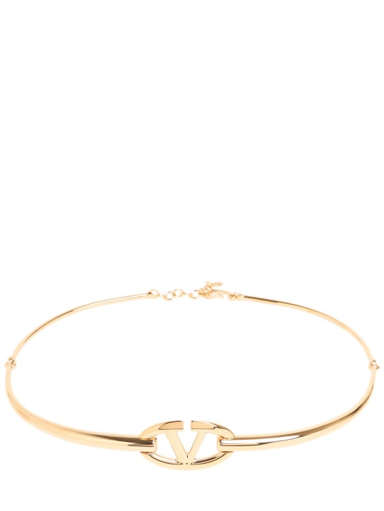 Valentino Garavani: Vlogo Moon chain belt - Gold - women_0 | Luisa Via Roma