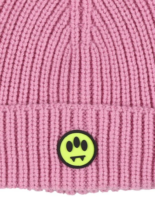 Barrow: Sciarpa e cappello in maglia misto lana con logo - kids-girls_1 | Luisa Via Roma