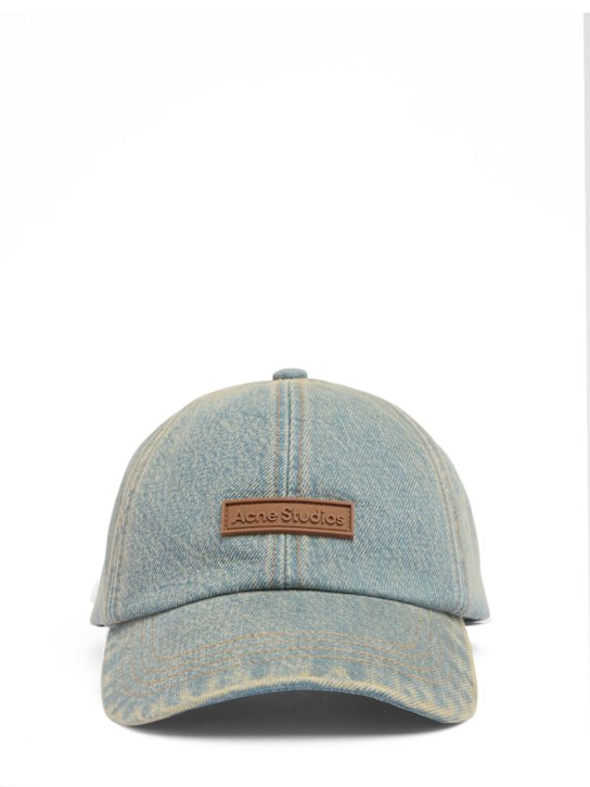 Acne Studios: Carliy Delta denim hat - men_0 | Luisa Via Roma