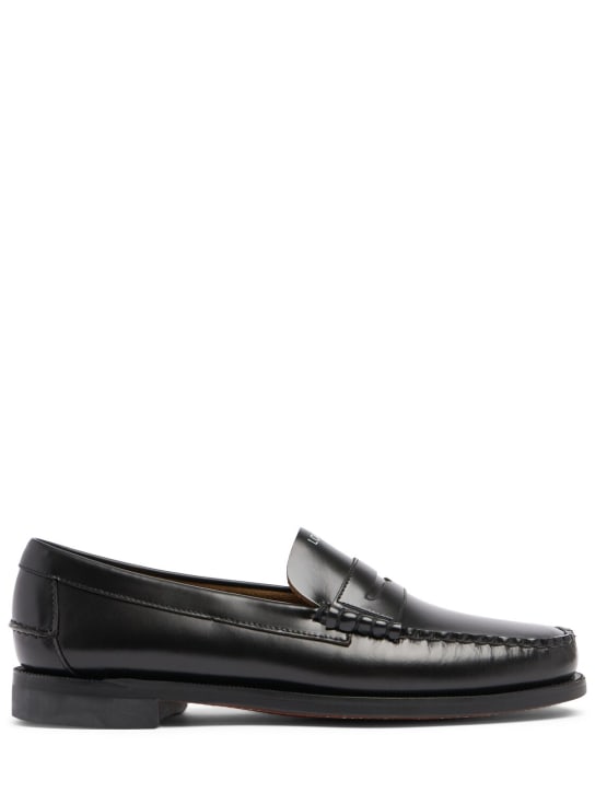 Sebago: Dan Love/Hate smooth leather loafers - Black - men_0 | Luisa Via Roma