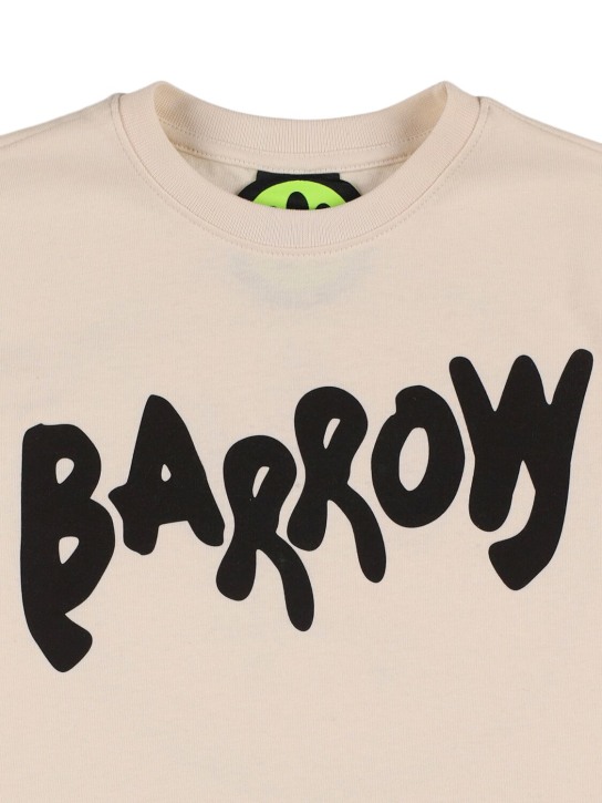 Barrow: T-shirt in jersey di cotone stampato - kids-girls_1 | Luisa Via Roma