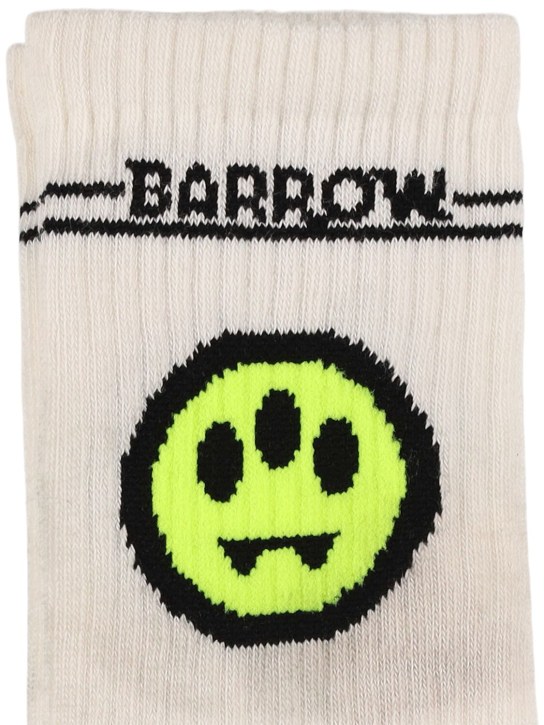 Barrow: Printed cotton blend socks - kids-boys_1 | Luisa Via Roma