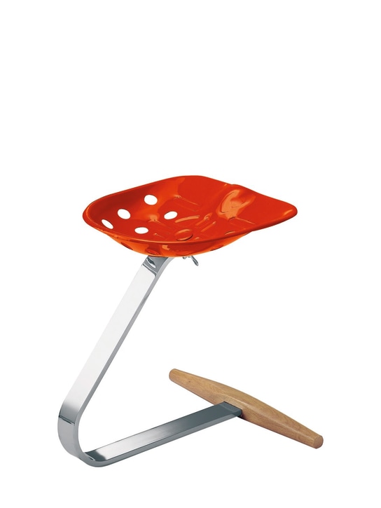 Zanotta: Mezzadro stool - Orange - ecraft_0 | Luisa Via Roma