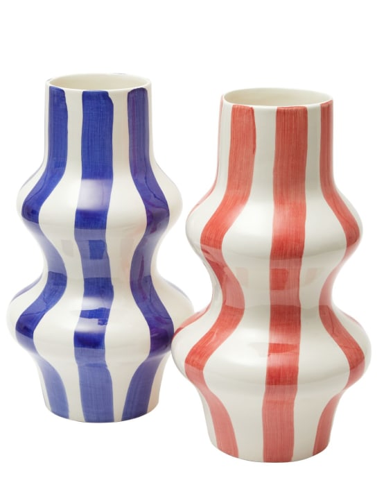 The Conran Shop: Escapism blue striped vase - ecraft_1 | Luisa Via Roma