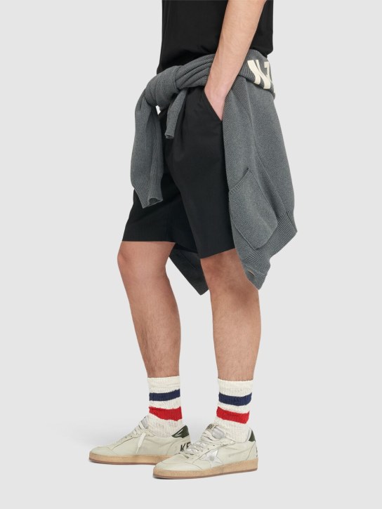Golden Goose: Ballstar leather sneakers - Dirty White - men_1 | Luisa Via Roma