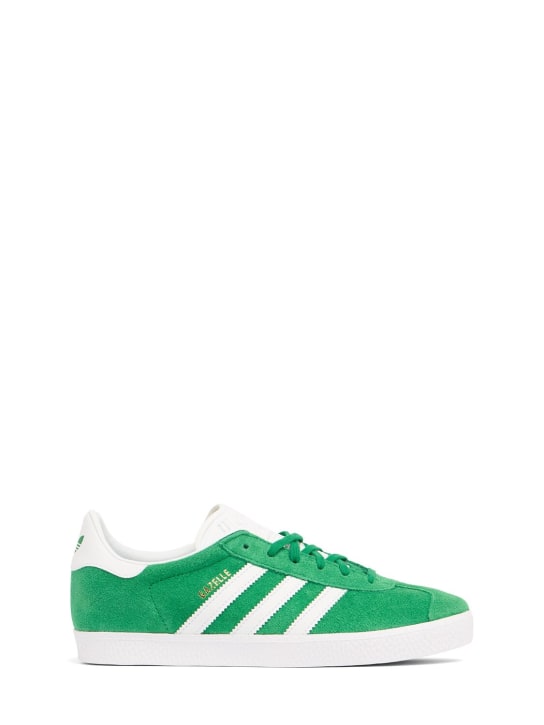 adidas Originals: Sneakers aus Wildleder "Gazelle" - Grün - kids-boys_0 | Luisa Via Roma