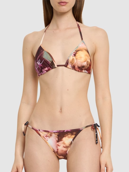 Vivienne Westwood: Bikini triangular estampado - Multicolor - women_1 | Luisa Via Roma