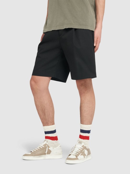 Golden Goose: Sneakers Stardan in pelle - Beige/Bianco - men_1 | Luisa Via Roma