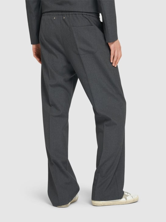 Golden Goose: Journey wool pants - Anthracite - men_2 | Luisa Via Roma