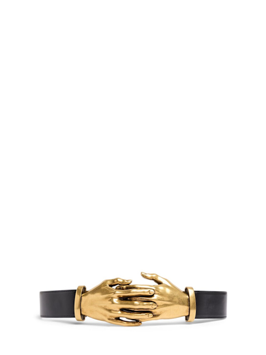 Khaite: Hand leather belt - women_0 | Luisa Via Roma