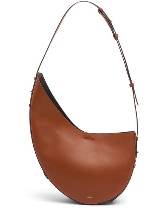 Soeur: Winona leather shoulder bag - Naturel - women_0 | Luisa Via Roma