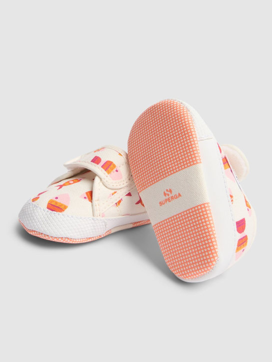 Superga: 2750-Bstrap canvas pre-walker shoes - kids-girls_3 | Luisa Via Roma