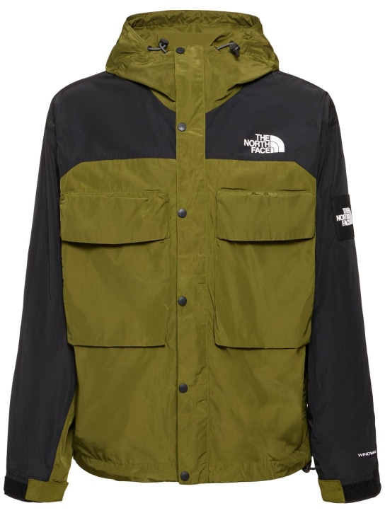 The North Face: Tustin cargo pocket jacket - Forest Olive - men_0 | Luisa Via Roma