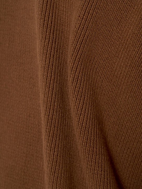 Golden Goose: Journey cotton crewneck sweater - Tobacco - men_4 | Luisa Via Roma