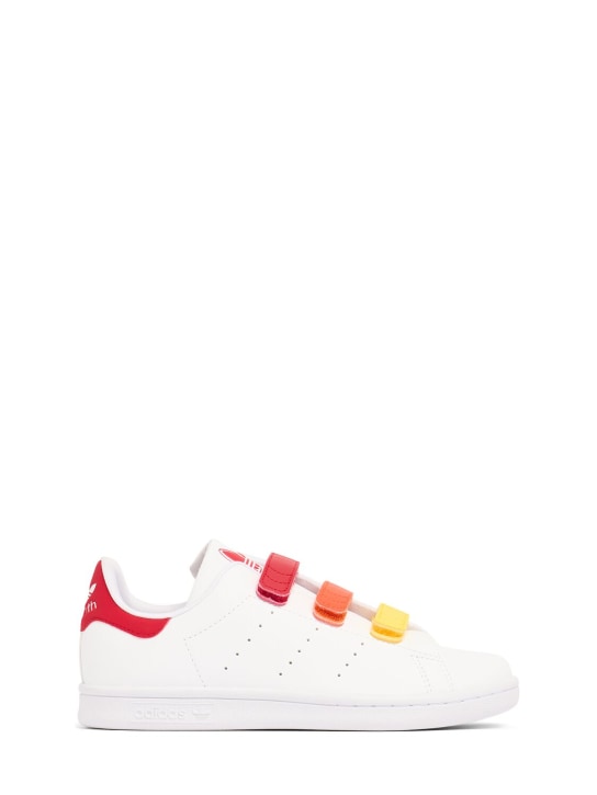 adidas Originals: Sneakers à scratch Stan Smith - Blanc - kids-girls_0 | Luisa Via Roma