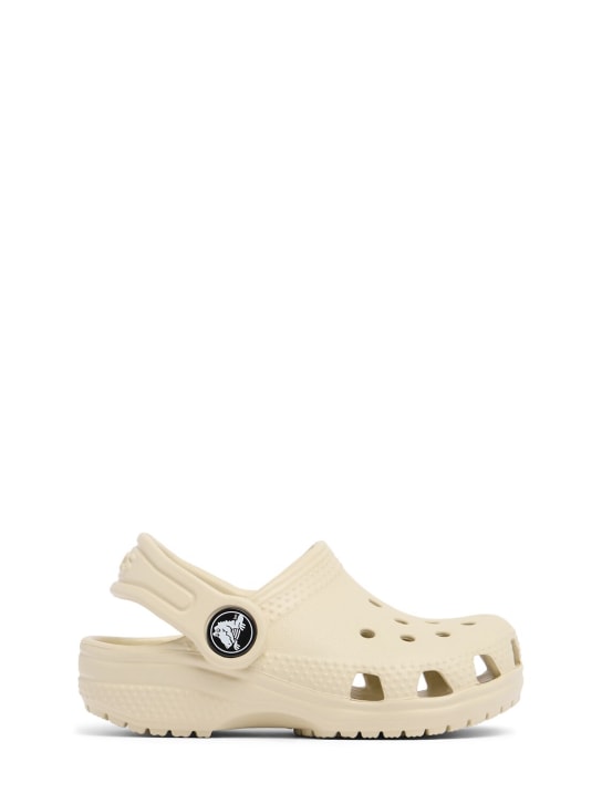 Crocs: Classic Clog橡胶凉鞋 - 米黄色 - kids-girls_0 | Luisa Via Roma