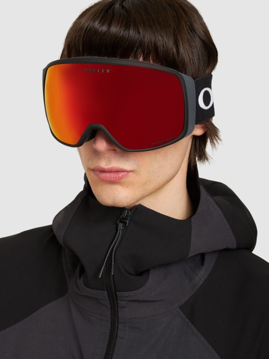 Oakley: Gafas goggle Flight Tracker L - Negro/Rojo - men_1 | Luisa Via Roma