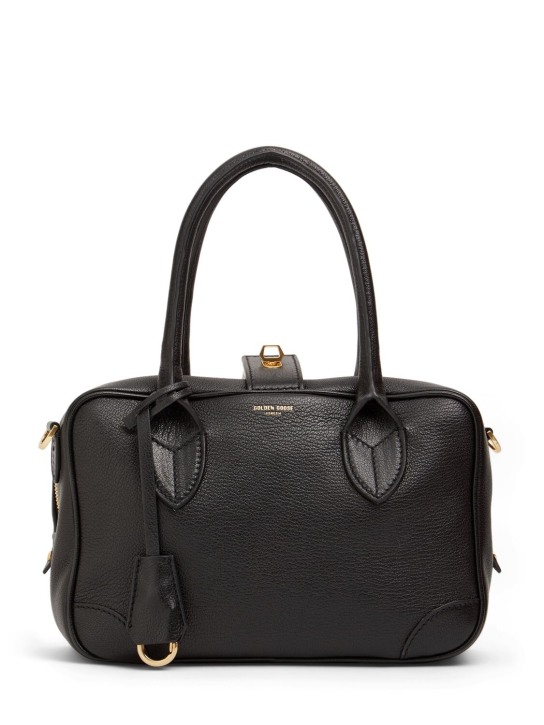 Golden Goose: Vita leather shoulder bag - Black - women_0 | Luisa Via Roma