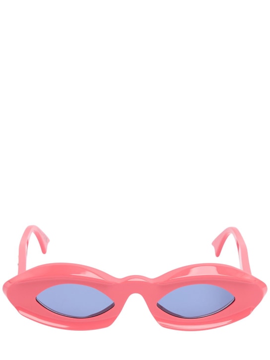 Marni: Gafas de sol de acetato rosa - Rosa/Azul - women_0 | Luisa Via Roma