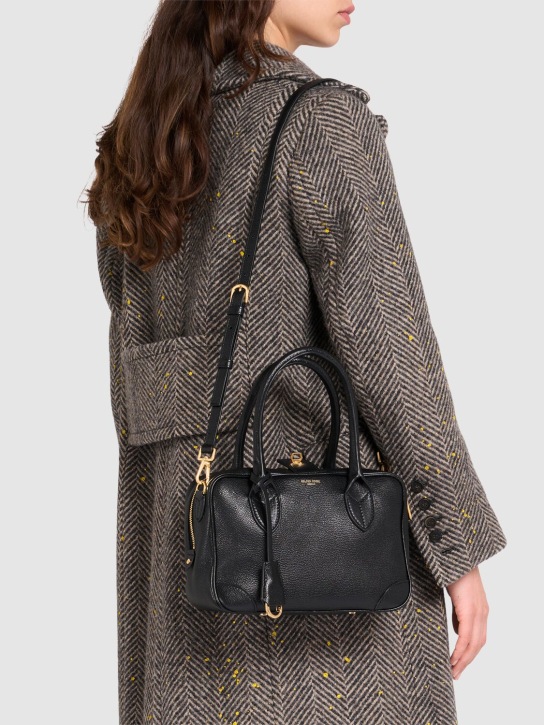 Golden Goose: Vita leather shoulder bag - Black - women_1 | Luisa Via Roma