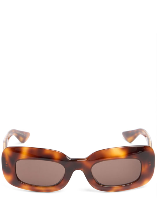 Khaite: KHAITE x Oliver Peoples sunglasses - Brown/Dk Mahoga - women_0 | Luisa Via Roma