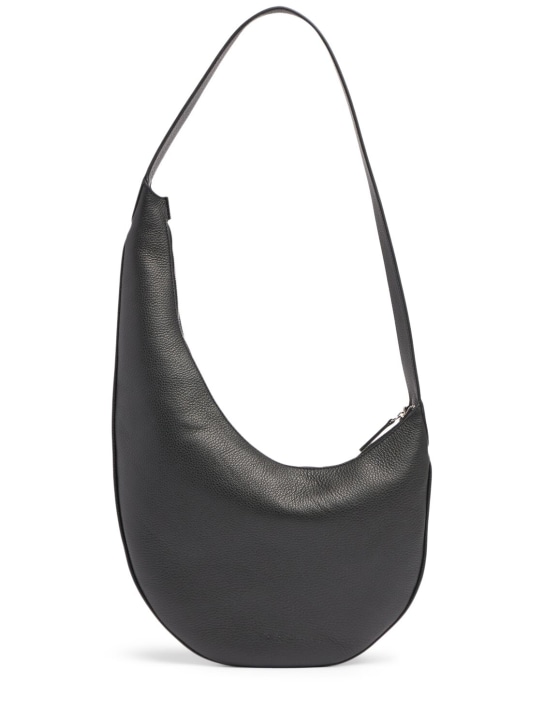 Aesther Ekme: Lune Hobo grained leather shoulder bag - Black - women_0 | Luisa Via Roma