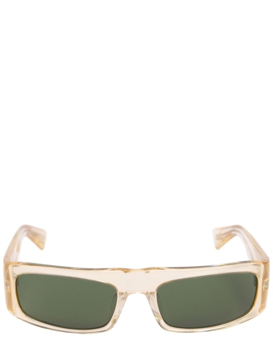 Khaite: KHAITE x Oliver Peoples sunglasses - Buff/Green - women_0 | Luisa Via Roma
