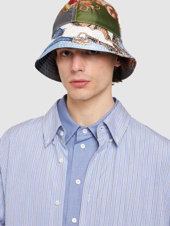 Comme des Garçons Shirt: Printed bucket hat - Multicolor - men_1 | Luisa Via Roma