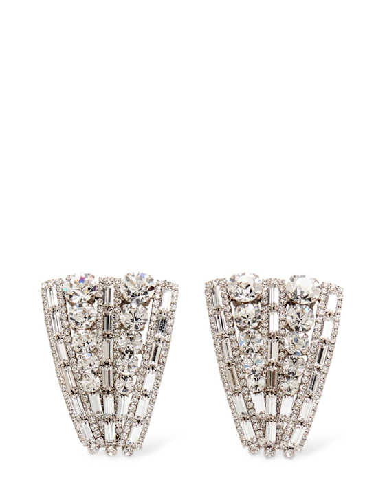 Alessandra Rich: Crystal earrings - women_0 | Luisa Via Roma