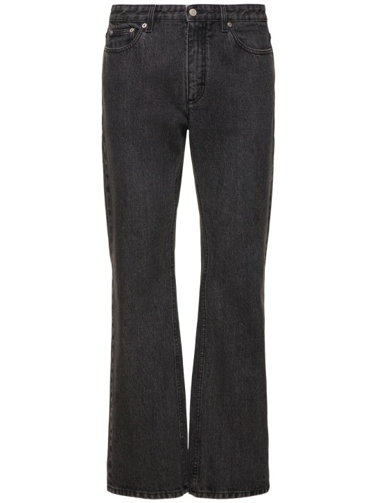Bally: Hilda cotton denim jeans - Grey - men_0 | Luisa Via Roma