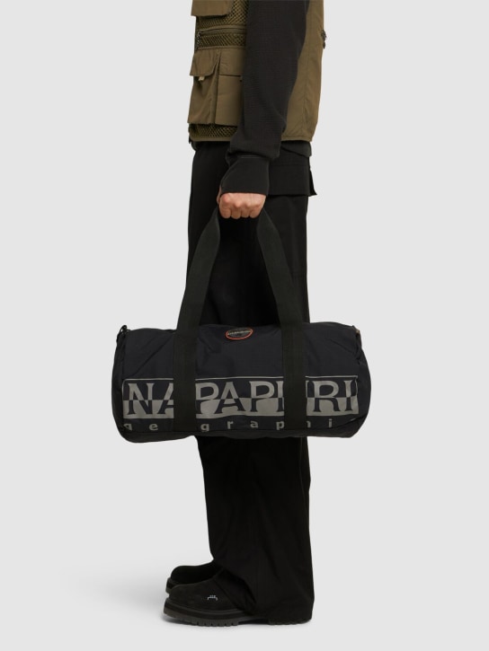 Napapijri: H-Salinas小号科技织物行李包 - 黑色 - men_1 | Luisa Via Roma