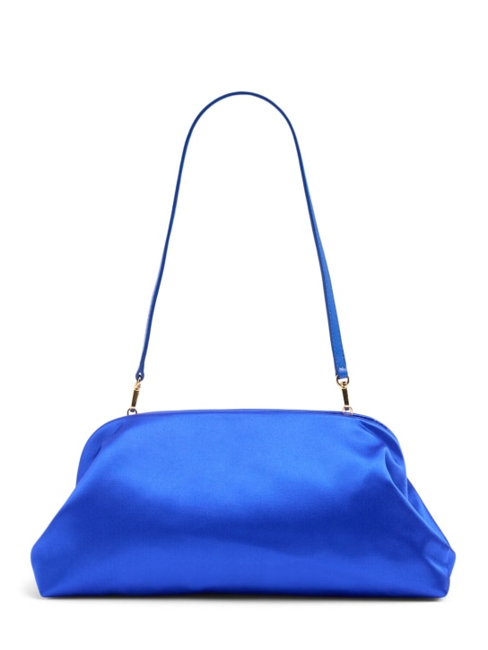Philosophy Di Lorenzo Serafini: Duchesse satin shoulder bag - Blue - women_0 | Luisa Via Roma
