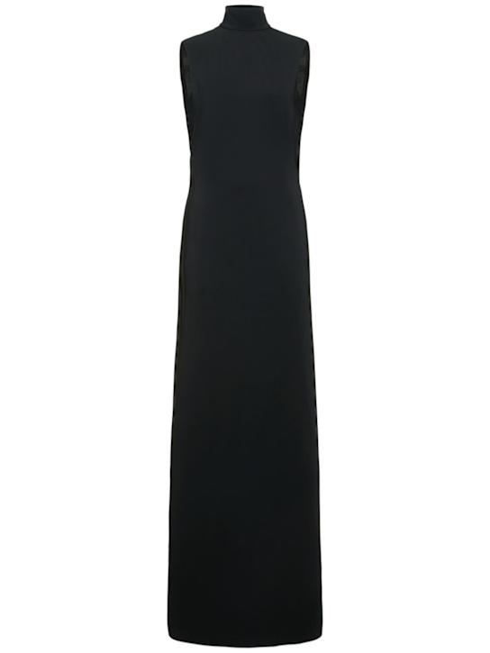 Alberta Ferretti: Cady viscose stretch long dress - women_0 | Luisa Via Roma