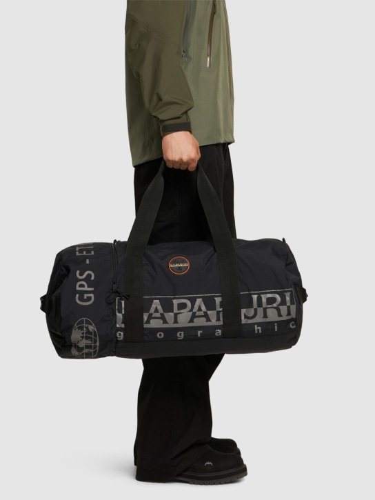 Napapijri: H-Salinas科技织物行李包 - 黑色 - men_1 | Luisa Via Roma