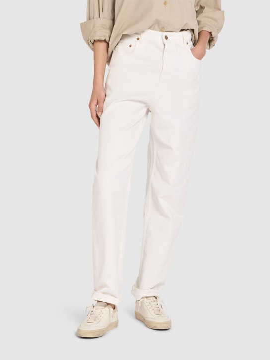 Golden Goose: 20毫米Soul Star皮革运动鞋 - 白色 - women_1 | Luisa Via Roma