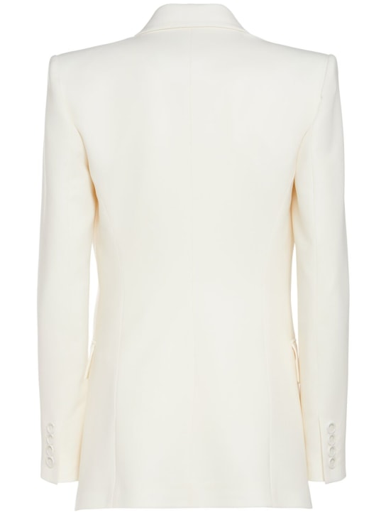 Giuseppe Di Morabito: Stretch wool double breasted blazer - women_3 | Luisa Via Roma