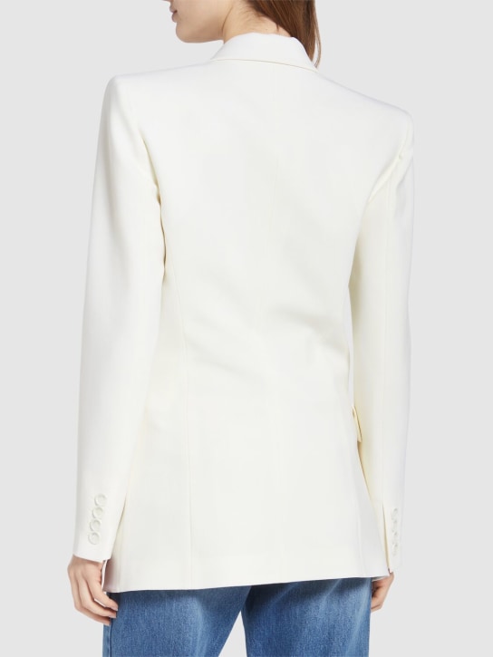 Giuseppe Di Morabito: Stretch wool double breasted blazer - women_2 | Luisa Via Roma