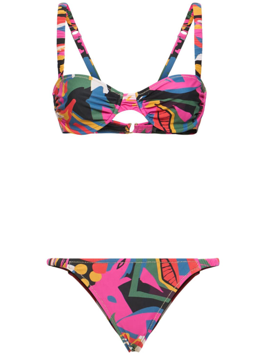 Reina Olga: Marti printed bikini set - Renkli - women_0 | Luisa Via Roma